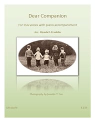 Dear Companion SSA choral sheet music cover Thumbnail